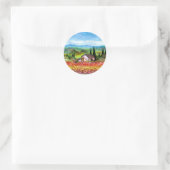 SPRING IN TUSCANY RONDE STICKER (Tas)