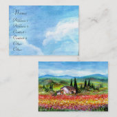 SPRING IN TUSCANY VISITEKAARTJE (Voorkant / Achterkant)