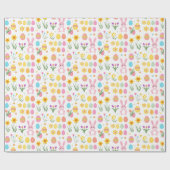 Spring in vreugde! Paashaas & narcis Wrapping Cadeaupapier (Vlak)