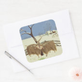 Spring in Winter 1987 Vierkante Sticker (Envelop)