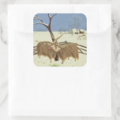 Spring in Winter 1987 Vierkante Sticker (Tas)