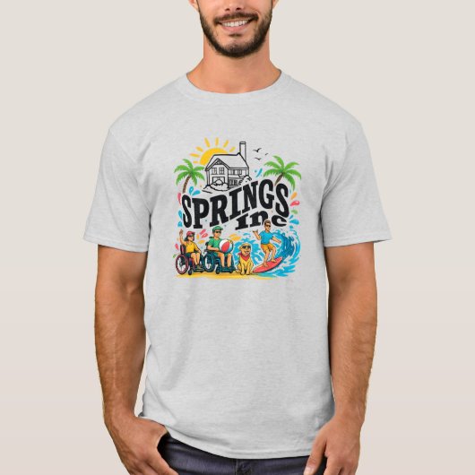 Spring Inc - Bedrijfshemd - Personeel T-shirt (Voorkant)