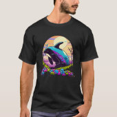 Spring into style with this charming Orca Artwork  T-shirt (Voorkant)