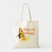 Spring Introvert esthetische antisociale vlinder Tote Bag (Achterkant)