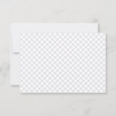 Spring Iris | Waterverf Floral Wedding RSVP (Achterkant)