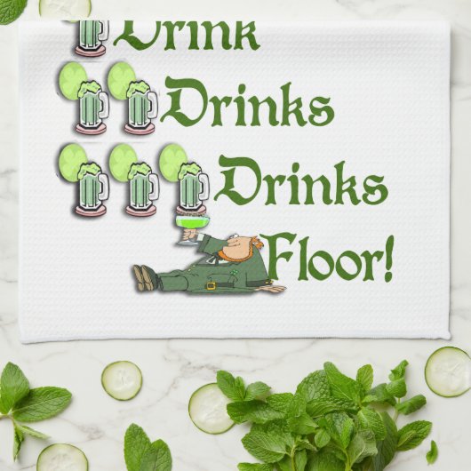 Spring-Irish Pub Towel Theedoek (Gevouwen)