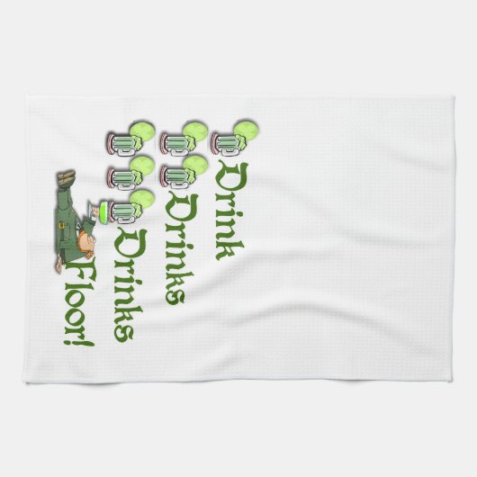 Spring-Irish Pub Towel Theedoek (Horizontaal)
