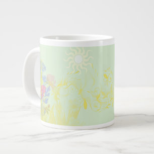 Spring is er - JUMBO mok, beker Grote Koffiekop