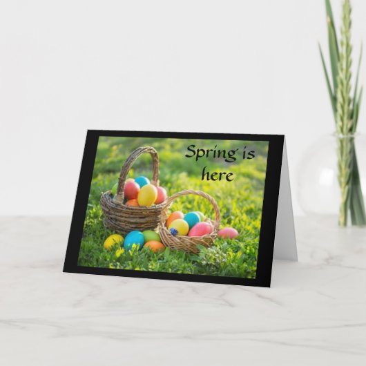 SPRING IS HIER EN **MAKKELIJKER** IS NORM KAART (Voorkant)