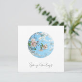 Spring Is in the Air - Feestdagenkaart (Staand voorkant)