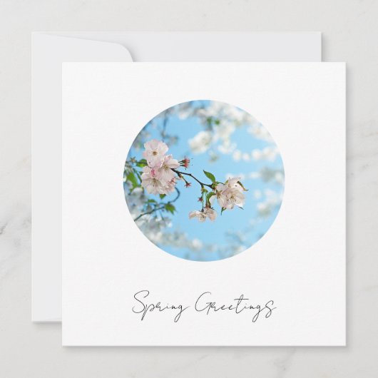 Spring Is in the Air - Feestdagenkaart (Voorkant)