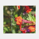 Spring is in The Air Floral Fleece Deken (Voorkant (Horizontaal))