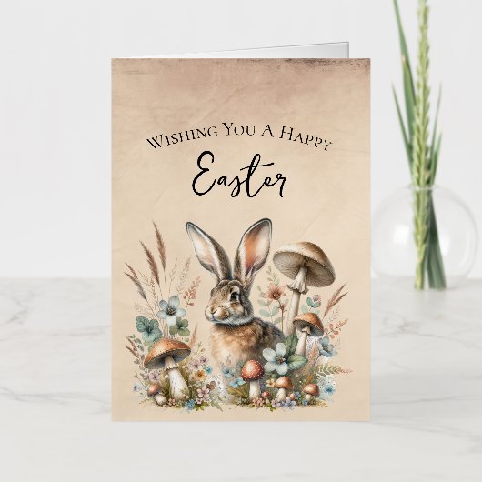 Spring Jack Rabbit Folie Wenskaart (Voorkant)