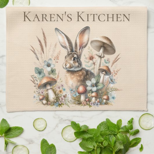 Spring Jack Rabbit Theedoek (Gevouwen)