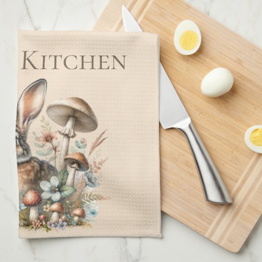 Spring Jack Rabbit Theedoek (Quarter Fold)