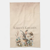 Spring Jack Rabbit Theedoek (Verticaal)