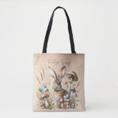 Spring Jack Rabbit Tote Bag (Voorkant)