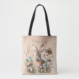 Spring Jack Rabbit Tote Bag