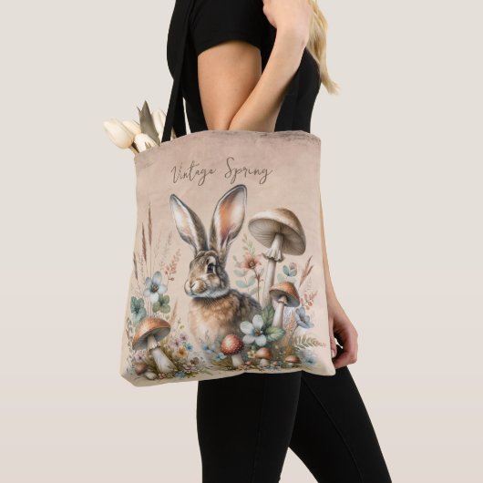Spring Jack Rabbit Tote Bag (Dichtbij)