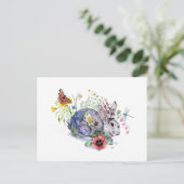 Spring Jackalope Briefkaart (Staand voorkant)