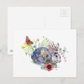 Spring Jackalope Briefkaart (Voorkant / Achterkant)
