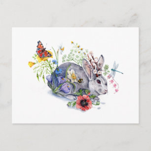 Spring Jackalope Briefkaart
