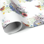 Spring Jackalope Cadeaupapier (Rol Hoek)