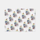 Spring Jackalope Fleece Deken (Voorkant (Horizontaal))