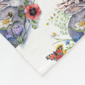 Spring Jackalope Fleece Deken (Hoek)