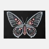 Spring Jeweled Rhinestone Butterfly Deurmat (Voorkant)