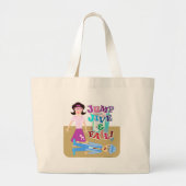 Spring Jive en Fail! Grote Tote Bag (Voorkant)