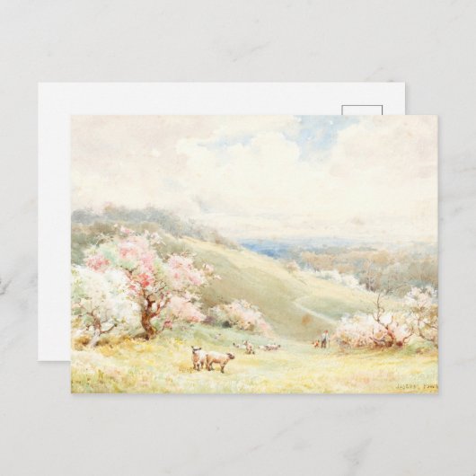 Spring, Joseph Rubens Powell Briefkaart (Voorkant / Achterkant)