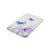 Spring Joy Bath Mat Butterflies vliegend in Natuur (Gekanteld)