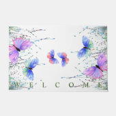 Spring Joy Doormat Butterflies Flying - Welkom Deurmat (Voorkant)