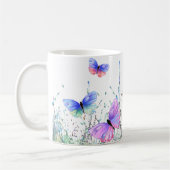 Spring Joy Kleurrijke Vliegende Vlinders Koffie Mo Koffiemok (Links)