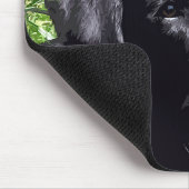 Spring Joy - Labrador Retriever - zwart laboratori Muismat (Hoek)