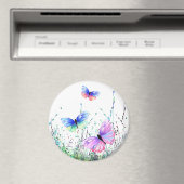 Spring Joy Magnet Colorful Butterflies vliegen (Insitu (Vaatwasser))