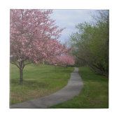 Spring!Keramische teile Tegeltje (Voorkant)