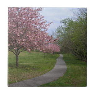 Spring!Keramische teile Tegeltje