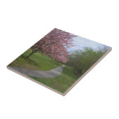 Spring!Keramische teile Tegeltje (Zijkant)