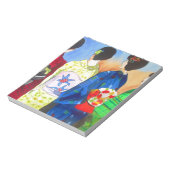 Spring kimono Japanse Geisha art Notitieblok (Linkerzijde)