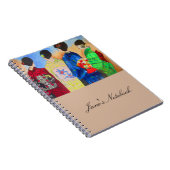 Spring kimono Japanse Geisha art Notitieboek (Rechterzijde)