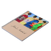 Spring kimono Japanse Geisha art Notitieboek (Linkerzijde)