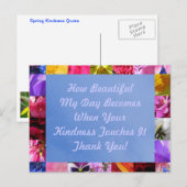 Spring Kindness Briefkaart (Voorkant / Achterkant)
