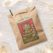 SPRING KITTEN EN EENVOUDIGERE BASKET, CUTE CAT FAV BEDANKZAKJE (Geknipt)