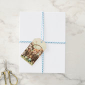 Spring Kitten Paasmand Cadeaulabel (Met Touw)