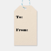 Spring Kitten Paasmand Cadeaulabel (Achterkant)