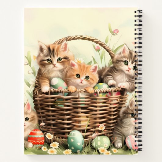 Spring Kitten Paasmand Notitieboek (Achterkant)