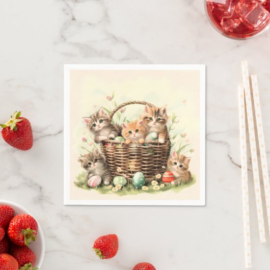 Spring Kitten Paasmand Servet (Insitu)
