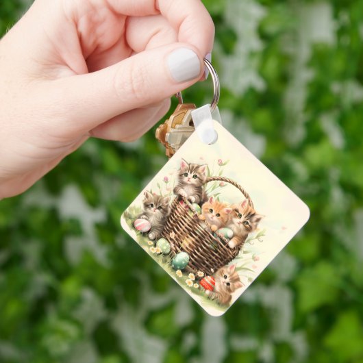 Spring Kitten Paasmand Sleutelhanger (Hand)